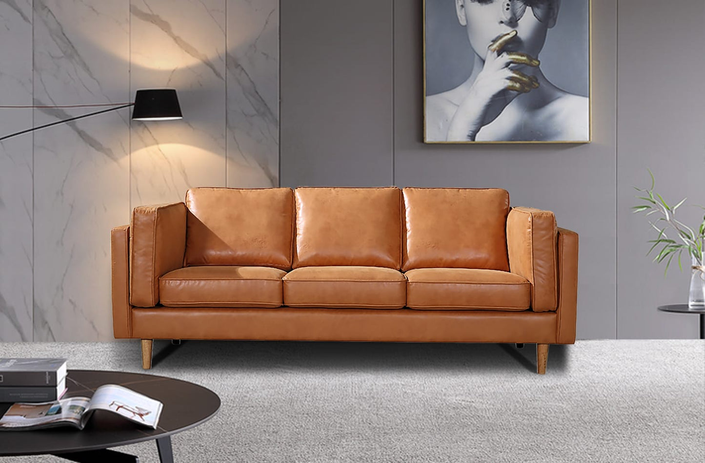 Leather Sofa ZM825